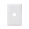 Linea - Grid & plate only 1 gang white