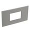 ARTEOR Square 3 Module Coverplate Magnesium