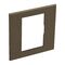 ARTEOR Square 3 Module Coverplate Dark Bronze