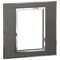 ARTEOR Square 3 Module Coverplate Brushed Black
