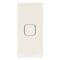 Linea - Architrave rocker switch - Single Pole Double Throw - 1 gang 2 way 10A 240V a.c. white