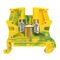 Viking 3 Screw Connection Terminal Block for protection conductor - metal base - 5mm pitch