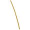 CAB3 - Markers for terminal blocks and wiring 0.15 to 0.5mm² black letters on yellow background 0.15-0.5mm² letter H pack of 300