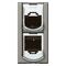 Arteor modular - Phone/Ethernet wiring splitter Tel./data splitter UTP double connector 10/100Mbps 1 module magnesium