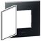 ARTEOR Square Vertical Blanking Plate Graphite