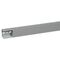 Transcab - Cable grey duct with cover - 2 metre length 60x40mm 2m 12.5mm finger DIN pitch with cover grey