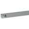 Transcab - Cable grey duct with cover - 2 metre length 60x60mm 2m 12.5mm finger DIN pitch with cover grey