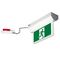 Securit Galaxy Remote Gear LED Surface Mount 4W Emergency Exit Sign - Double Sided Running Man STRAIGHT