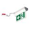 Securit Galaxy Remote Gear LED Surface Mount 4W Emergency Exit Sign - Single Sided Running Man LEFT