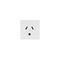 Arteor modular - Single powerpoint autoswitch mechanism 1 gang 10A 240V a.c. with round earth white