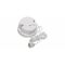 HPM Standard 10A 1 Gang Vertical Ceiling Switch Cord Pull Round White