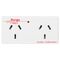 HPM 10A Surge Alert Double Adaptor - Twin Pack