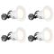HPM DLI 5W 515lm LED Cool White Dimmable Downlight with Integrated Driver 70mm White - Pack of 4