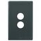 Excel Life Switch Coverplate 2 Gang Urban Grey