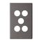 Excel Life EM Series Grid & Plate 5 Gang Urban Grey
