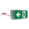 Galaxy Freezer Weatherproof LED Exit Sign with Remote Gear 24m - Single Sided Running Man LEFT
