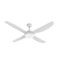 HPM Serene 4 Blade AC Ceiling Fan with Light 1320mm 52in White