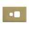 Linea Powerpoint coverplate 1 gang 5 oclock olive