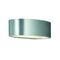 HPM Mika 7W 350lm LED Warm White Exterior Up / Down Wall Light Polished Silver
