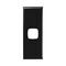 Excel - Architrave coverplate 1 gang black