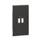 Living Now 2 Module Dual USB Charging Mechanism Cover Black