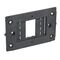 Arteor modular series - Grid horizontal 2 or 3 module 84mm mounting centres dark grey