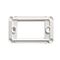 Como - Support frame for electronic mechs 3 modules white