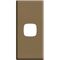 Linea Architrave coverplate 1 gang ninja khaki