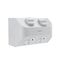 AQUA Life 15A IP53 Weatherproof Surface Mount Double Powerpoint with 2 Terminal Sets Limestone Grey