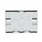 AQUA IP44 Arteor 3 Module Surface Mount Adaptor Limestone Grey