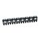 CAB3 - Markers for wiring 4 to 6mm² numbers - colour code 4-6mm² black number 0 pack of 800