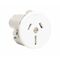 HPM 15A Flush 2.5mm Panel Mounting Plug Base White