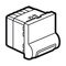 Arteor modular - Electronic device skirting light 0.2/1W 230V a.c. 2 module magnesium
