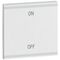 Arteor - MyHOME - Square key cover BUS/SCS - ON/OFF - 2 modules - white