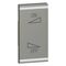 Arteor - MyHOME - Square key cover BUS/SCS - regulation symbol - 1 module - magnesium