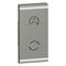 Arteor - MyHOME - Square key cover BUS/SCS - sound source selection - 1 module - magnesium