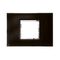 ARTEOR Square 2 Module Horizontal Coverplate Mirror Black