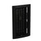 Bticino Linea 3000 External Panel Flush Mount Box Black