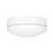 HPM LED Dimmable Warm White Oyster Light Kit White