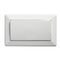 Como - Horizontal Single Pole Double Throw - rocker Intermediate switch large 1 gang 10A 240V a.c. white