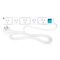 HPM Standard 5 Outlet 175J Surge Protected Wide Spaced Powerboard White