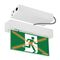 Dynamex LED Exit Sign - single sided running man straight with lithium battery