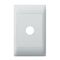 Excel Life - Common plate - Grid & plate For EM series switch mechanisms 1 gang white