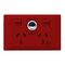 Excel Life - Medical - Common plate - Horizontal RCD protected double powerpoint - with power available & supplied LEDs - RCD protected engraved - antimicrobial & chemical resistant 2 gang 10A 240V a.c. RCD 10mA red