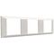 Excel Life - Common plate - Horizontal coverplate 3 horizontal outlets mulitpanel white