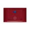 Excel Life - Medical - Common plate - Horizontal RCD plate 10mA - with power available - antimicrobial & chemical resistant RCD switch with circuit ID - red