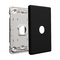 Excel Life EM Series Grid & Plate 1 Gang Black