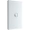 Excel Life 16AX 2 Way Single Pole Double Throw Weatherproof Vertical Rocker Switch 1 Gang Gloss White