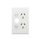 Excel Life 10A Vertical Double Powerpoint with Extra Function Hole Matt White