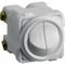 Excel Life - Rocker switch mechanism 1 way duo 16A 10AX 240V a.c. white